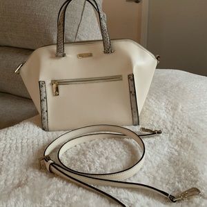Kate Spade Parliament Savannah Bag White Snakeskin